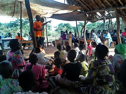 Members of Ronald's church in Uganda share discipleship principles